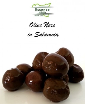 Olive nere di Castelvetrano in Salamoia