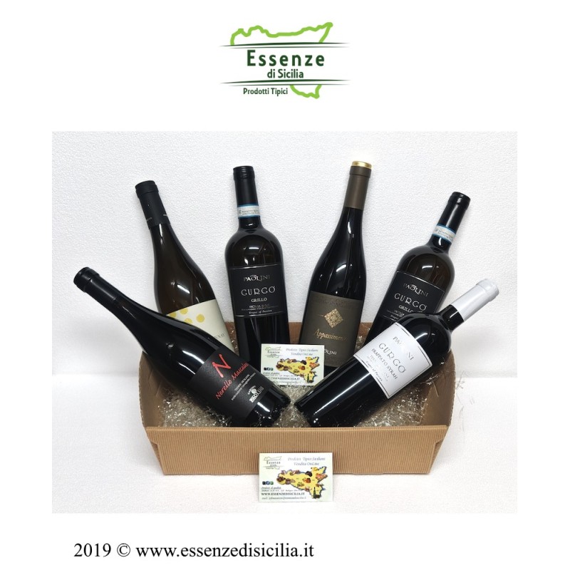 Box Selezione Vini Siciliani – 6 Bottiglie di Pregio da Regalare