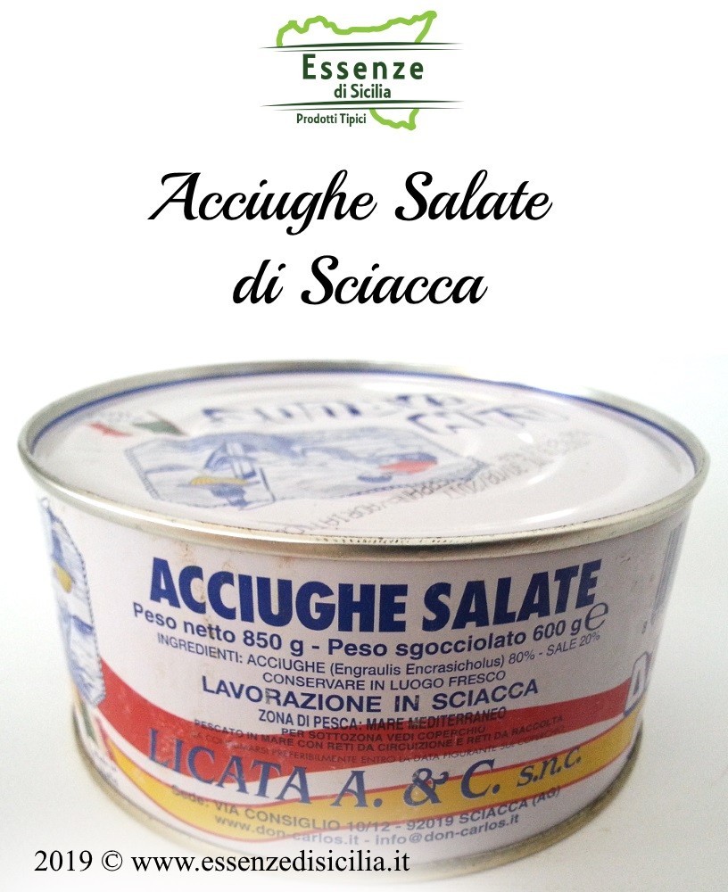 Acciughe Salate di Sciacca