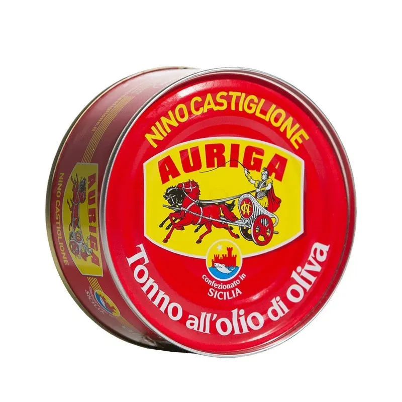 Tonno in Olio di Oliva Auriga Tranci Artigianali Tonno in Olio di Oliva Auriga Tranci Artigianali